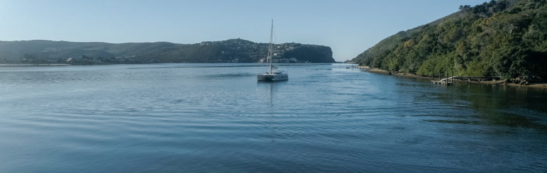 A view of a luxury yacht