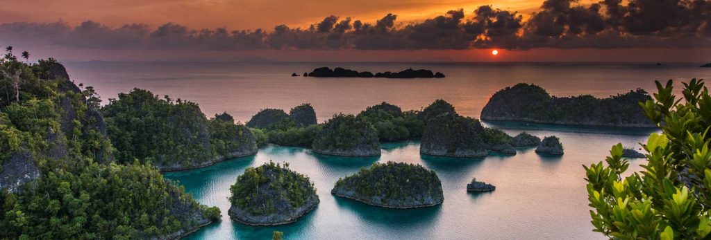 Raja Ampat Embrace captivating scenery as you sail around these remote islands